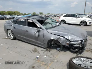 2019 Audi A7 Premium Plus with VIN WAUR2AF24KN087906, listed as a Copart auction lot 68940214 with 0 mi miles and Salvage Title. Bid and sale history available at carsss.com. Image 4.