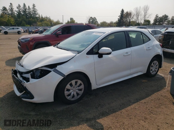 2025 Toyota Corolla Hatchback with VIN JTNK4MBEXS3233751, listed as a Copart auction lot 71455194 with 4,006 mi miles and Salvage Title. Bid and sale history available at carsss.com. Image 1.