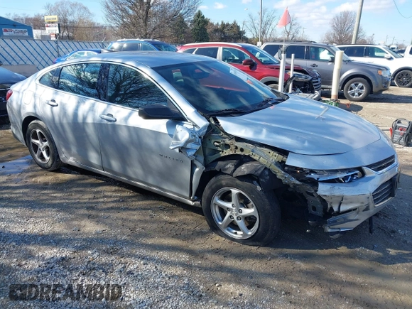 2016 Chevrolet Malibu LS with VIN 1G1ZB5STXGF186958, listed as a IAAI auction lot 41853475 with 163,387 mi miles and . Bid and sale history available at DreamBid. Image 1.