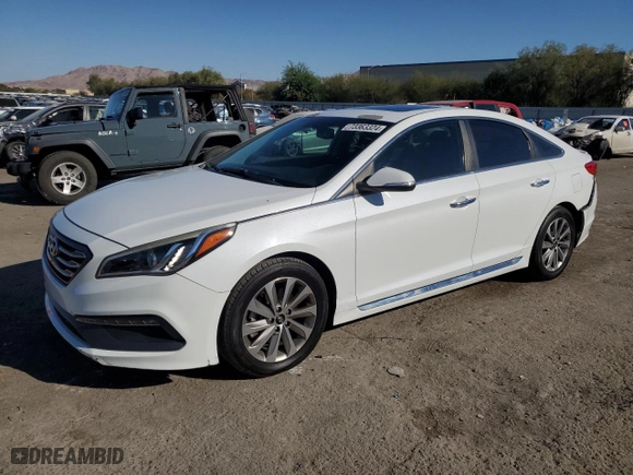 2016 Hyundai Sonata 2.4L Sport with VIN 5NPE34AFXGH397320, listed as a Copart auction lot 73363324 with 75,045 mi miles and Salvage Title. Bid and sale history available at carsss.com. Image 1.