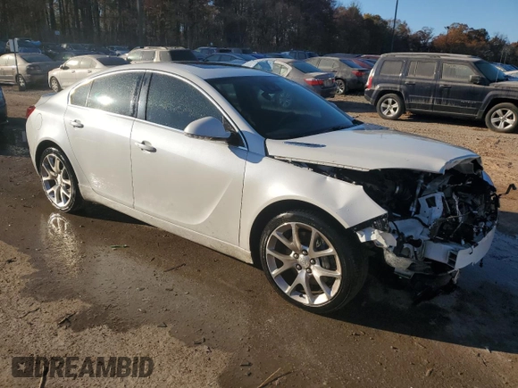 2016 Buick Regal GS with VIN 2G4GU5GX7G9126368, listed as a Copart auction lot 77679004 with 120,967 mi miles and Salvage Title. Bid and sale history available at carsss.com. Image 4.