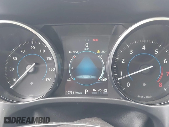 2018 Jaguar F-Pace 25t Prestige with VIN SADCK2FX4JA351050, listed as a IAAI auction lot 41554865 with 107,341 mi miles and . Bid and sale history available at DreamBid. Image 7.