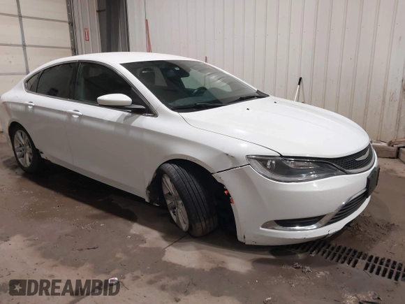2015 Chrysler 200 Limited with VIN 1C3CCCAB1FN604050, listed as a IAAI auction lot 41655869 with 145,782 mi miles and . Bid and sale history available at DreamBid. Image 1.