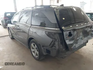 2018 Honda Odyssey EX-L z VIN 5FNRL6H79JB013982, wystawiony jako IAAI lot #42288040 z przebiegiem 82 416 mil mil oraz . Historia ofert i sprzedaży dostępna na DreamBid. Obrazek 3.