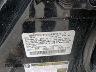 2007 Infiniti M x with VIN JNKAY01F27M452209, listed as a Copart auction lot 52574295 with 230,319 mi miles and Salvage Title. Bid and sale history available at carsss.com. Image 12.