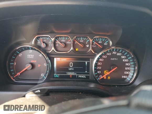 2018 Chevrolet Silverado 1500 LT with VIN 1GCVKRECXJZ221951, listed as a Copart auction lot 52294935 with 102,620 mi miles and Salvage Title. Bid and sale history available at DreamBid. Image 9.