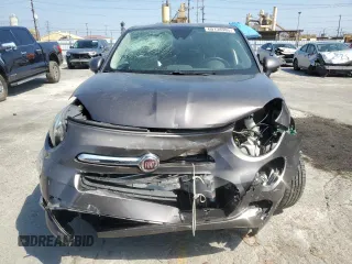 2017 FIAT 500X Lounge with VIN ZFBCFXDB7HP518161, listed as a Copart auction lot 60134985 with 51,357 mi miles and Salvage title. Bid and sale history available at DreamBid. Image 5.