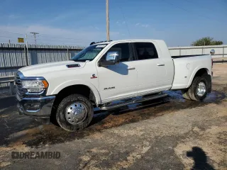 2024 Ram 3500 Longhorn with VIN 3C63RRNL8RG149556, listed as a Copart auction lot 58058734 with 83 mi miles and Clean Title. Bid and sale history available at carsss.com. Image 1.