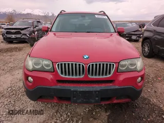 2008 BMW X3 3.0si with VIN WBXPC93408WJ19932, listed as a Copart auction lot 50939975 with 117,323 mi miles and Salvage Title. Bid and sale history available at carsss.com. Image 5.