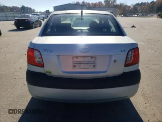 2007 Kia Rio LX with VIN KNADE123376228255, listed as a Copart auction lot 82205954 with 178,823 mi miles and Salvage Title. Bid and sale history available at carsss.com. Image 6.