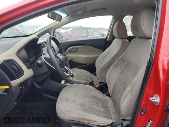 2014 Kia Rio LX with VIN KNADM4A30E6406903, listed as a Copart auction lot 84496174 with 156,250 mi miles and Salvage Title. Bid and sale history available at carsss.com. Image 7.