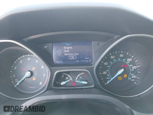 2013 Ford Focus SE with VIN 1FADP3K2XDL123506, listed as a IAAI auction lot 41764301 with 149,246 mi miles. Bid and sale history available at carsss.com. Image 7.