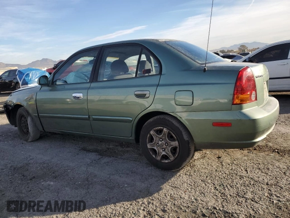 2004 Hyundai Accent GL with VIN KMHCG45C44U531828, listed as a Copart auction lot 86428134 with 92,054 mi miles and Salvage Title. Bid and sale history available at carsss.com. Image 2.
