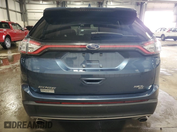 2018 Ford Edge SEL with VIN 2FMPK4J86JBC36507, listed as a Copart auction lot 53562895 with 79,984 mi miles and Salvage Title. Bid and sale history available at carsss.com. Image 6.