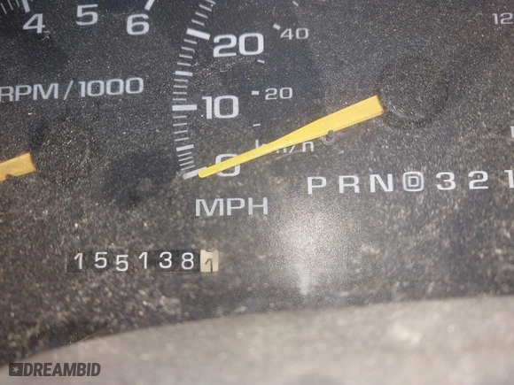 1996 Chevrolet Tahoe with VIN 1GNEK13R1TJ388054, listed as a IAAI auction lot 41368047 with 155,138 mi miles. Bid and sale history available at carsss.com. Image 7.