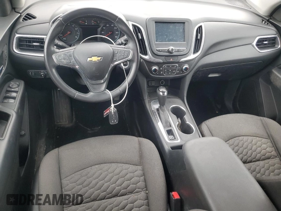 2018 Chevrolet Equinox LT with VIN 3GNAXJEV3JS635712, listed as a Copart auction lot 54735455 with 96,268 mi miles and Salvage title. Bid and sale history available at DreamBid. Image 8.