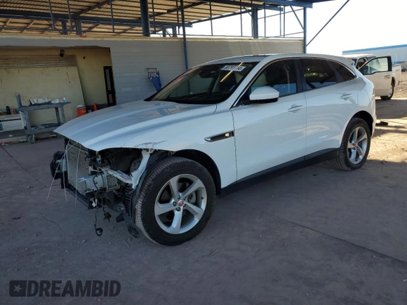 2019 Jaguar F-Pace 25t with VIN SADCS2FX5KA603647, listed as a Copart auction lot 80791614 with 68,826 mi miles and Salvage title. Bid and sale history available at DreamBid. Image 1.