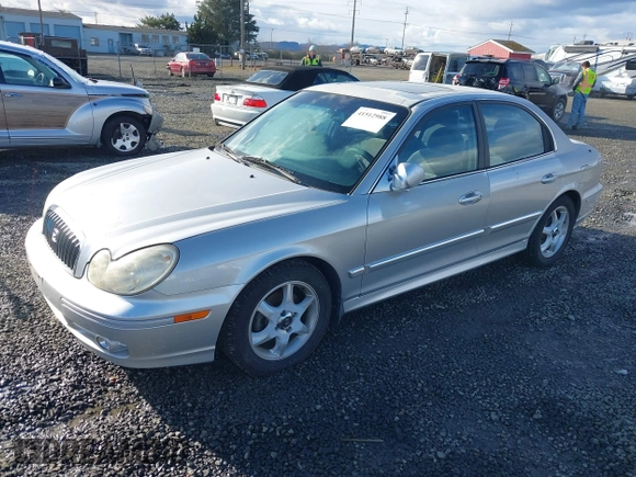 2005 Hyundai Sonata GLS with VIN KMHWF35H15A175265, listed as a IAAI auction lot 41512988 with 124,858 mi miles. Bid and sale history available at carsss.com. Image 2.