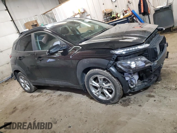 2022 Hyundai Kona SEL with VIN KM8K6CAB0NU818879, listed as a Copart auction lot 48735765 with 48,914 mi miles and Salvage Title. Bid and sale history available at DreamBid. Image 4.