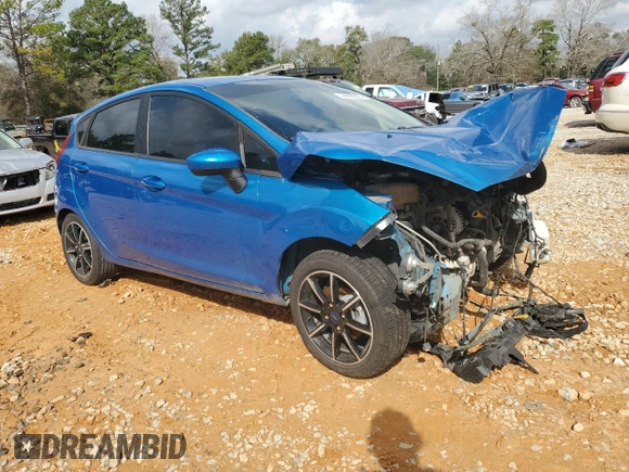 2017 Ford Fiesta SE with VIN 3FADP4EJ5HM144342, listed as a Copart auction lot 44688225 with 106,221 mi miles and Salvage Title. Bid and sale history available at carsss.com. Image 4.