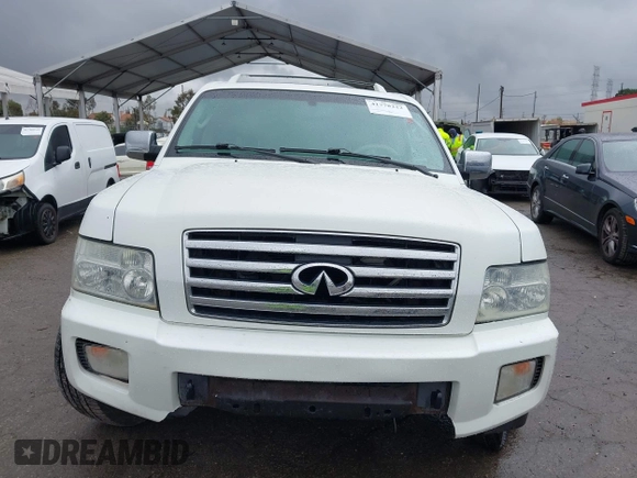 2006 Infiniti QX56 with VIN 5N3AA08A46N802595, listed as a IAAI auction lot 41778222 with 142,241 mi miles. Bid and sale history available at carsss.com. Image 12.