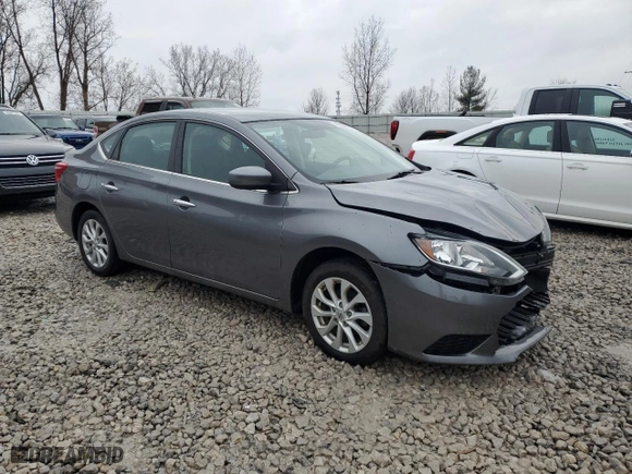 2019 Nissan Sentra S with VIN 3N1AB7AP9KY452883, listed as a Copart auction lot 46889435 with 97,000 mi miles and Clean Title. Bid and sale history available at carsss.com. Image 4.