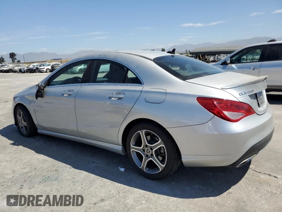 2018 Mercedes-Benz CLA 250 with VIN WDDSJ4EB7JN635038, listed as a Copart auction lot 61143393 with 59,872 mi miles and . Bid and sale history available at DreamBid. Image 2.