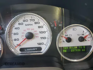 2007 Ford F-150 XLT with VIN 1FTPW14V57FB55711, listed as a Copart auction lot 86175694 with 237,938 mi miles and Salvage Title. Bid and sale history available at carsss.com. Image 9.
