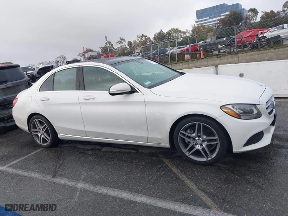 2015 Mercedes-Benz C-Class C 300 with VIN 55SWF4JB2FU055641, listed as a IAAI auction lot 41756262 with 86,670 mi miles. Bid and sale history available at carsss.com. Image 13.