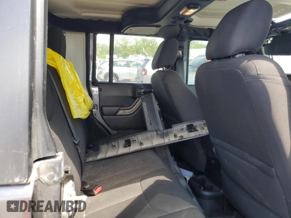2017 Jeep Wrangler Unlimited Sport with VIN 1C4BJWDG5HL506501, listed as a Copart auction lot 55802395 with 96,756 mi miles and Salvage title. Bid and sale history available at DreamBid. Image 10.