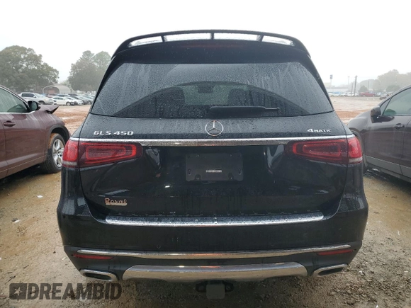2021 Mercedes-Benz GLS 450 with VIN 4JGFF5KE0MA360668, listed as a Copart auction lot 81257914 with 33,939 mi miles and Salvage Title. Bid and sale history available at DreamBid. Image 6.