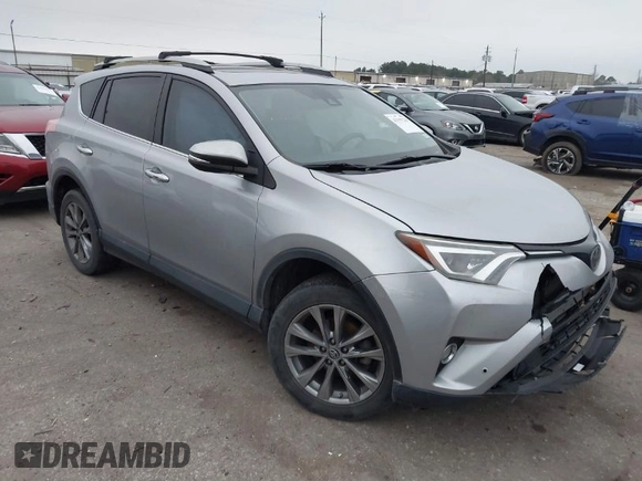 2017 Toyota RAV4 Limited with VIN 2T3YFREV0HW362718, listed as a IAAI auction lot 41599238 with 92,704 mi miles. Bid and sale history available at carsss.com. Image 1.