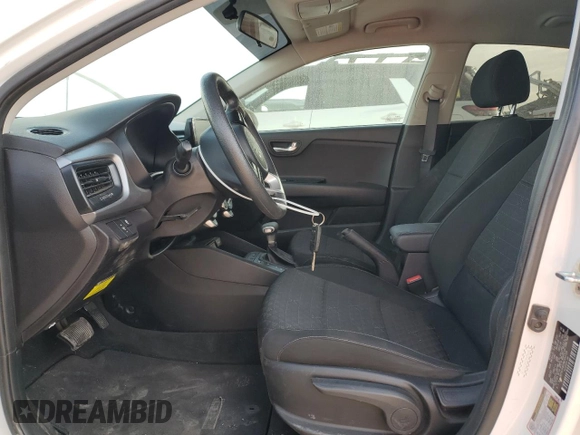2022 Kia Rio LX with VIN 3KPA24AD2NE433728, listed as a Copart auction lot 87222834 with 37,297 mi miles and Salvage Title. Bid and sale history available at carsss.com. Image 7.
