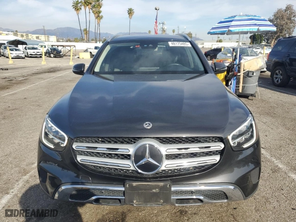 2022 Mercedes-Benz GLC with VIN W1N0G8DB6NV363556, listed as a Copart auction lot 48175485 with 40,551 mi miles and Salvage Title. Bid and sale history available at carsss.com. Image 5.