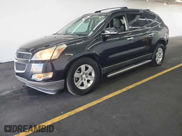 2012 Chevrolet Traverse 1LT with VIN 1GNKRGED1CJ224161, listed as a Copart auction lot 44594755 with 168,113 mi miles and Clean Title. Bid and sale history available at DreamBid. Image 2.