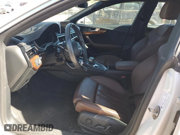 2018 Audi A5 Sportback Prestige with VIN WAUFNCF5XJA066581, listed as a Copart auction lot 72755433 with 68,138 mi miles. Bid and sale history available at carsss.com. Image 7.