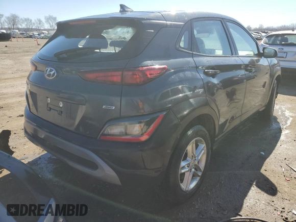 2022 Hyundai Kona SE with VIN KM8K2CAB7NU804098, listed as a Copart auction lot 46596695 with 94,553 mi miles and Salvage Title. Bid and sale history available at carsss.com. Image 3.