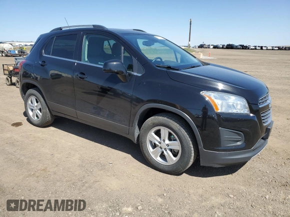 2016 Chevrolet Trax LT with VIN 3GNCJPSB6GL215825, listed as a Copart auction lot 55723165 with 166,120 mi miles and Clean Title. Bid and sale history available at DreamBid. Image 4.
