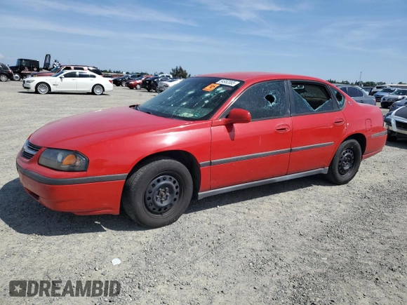 2004 Chevrolet Impala with VIN 2G1WF52E749317969, listed as a Copart auction lot 54952065 with 207,062 mi miles and Salvage title. Bid and sale history available at DreamBid. Image 1.