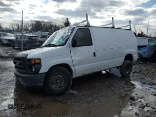 2008 Ford Econoline Cargo Commercial with VIN 1FTNE24W38DA02847, listed as a Copart auction lot 43975875 with 189,284 mi miles and Salvage Title. Bid and sale history available at DreamBid. Image 1.