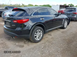 2017 Infiniti QX70 with VIN JN8CS1MW4HM414936, listed as a IAAI auction lot 42035425 with 127,220 mi miles and . Bid and sale history available at DreamBid. Image 4.