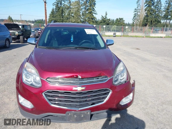 2016 Chevrolet Equinox LTZ with VIN 2GNFLGEK9G6269031, listed as a IAAI auction lot 41990085 with 119,199 mi miles. Bid and sale history available at carsss.com. Image 12.
