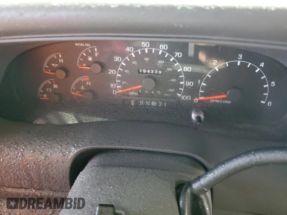 2000 Ford Excursion Limited with VIN 1FMNU43SXYEA13878, listed as a Copart auction lot 54050075 with 194,329 mi miles and Salvage title. Bid and sale history available at DreamBid. Image 9.