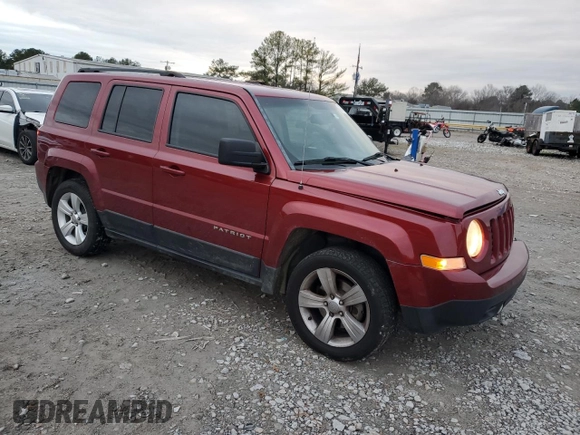 2016 Jeep Patriot Latitude with VIN 1C4NJPFB3GD537761, listed as a Copart auction lot 43074935 with 101,946 mi miles and Salvage title. Bid and sale history available at DreamBid. Image 4.