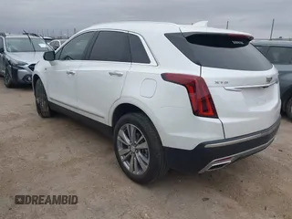 2024 Cadillac XT5 Premium Luxury AWD with VIN 1GYKNERSXRZ707816, listed as a IAAI auction lot 41749596 with 8,701 mi miles. Bid and sale history available at carsss.com. Image 3.