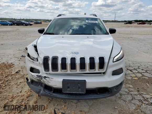 2016 Jeep Cherokee Sport z VIN 1C4PJLABXGW264766, wystawiony jako Copart lot #58787575 z przebiegiem 83 525 mil mil oraz Szkoda całkowita • Salvage title. Historia ofert i sprzedaży dostępna na DreamBid. Obrazek 5.