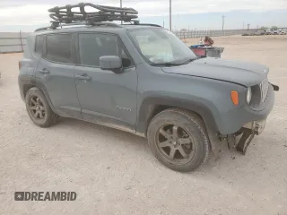 2018 Jeep Renegade Latitude with VIN ZACCJABH4JPH33439, listed as a Copart auction lot 48792455 with 37,992 mi miles and Salvage title. Bid and sale history available at DreamBid. Image 4.