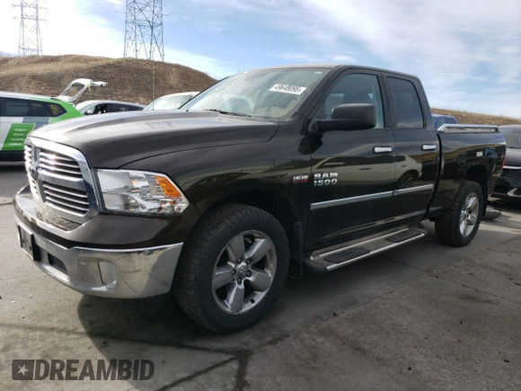 2013 Ram 1500 Big Horn z VIN 1C6RR7GTXDS635332, wystawiony jako Copart lot #49640095 z przebiegiem 110 318 mil mil oraz Szkoda całkowita • Salvage title. Historia ofert i sprzedaży dostępna na DreamBid. Obrazek 1.