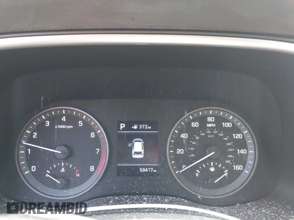 2019 Hyundai Tucson SE with VIN KM8J2CA46KU073107, listed as a IAAI auction lot 41648453 with 58,417 mi miles. Bid and sale history available at carsss.com. Image 7.