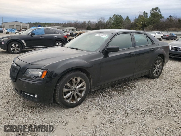 2014 Chrysler 300 with VIN 2C3CCAGG7EH384749, listed as a Copart auction lot 44434625 with 197,203 mi miles and Salvage Title. Bid and sale history available at carsss.com. Image 1.